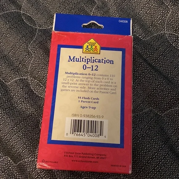 Multiplication Flash cards - Picture 2 of 2